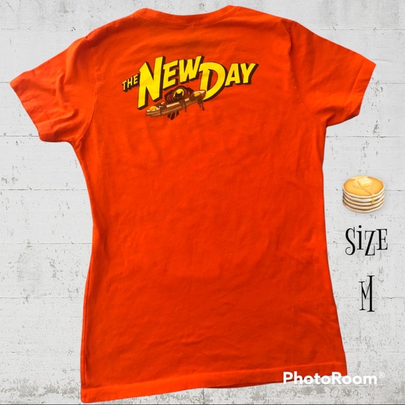 🧡🥞WWE The New Day — Pancake Power T-Shirt🥞🧡 - Picture 2 of 5